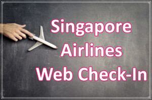 singapore airline check in online
